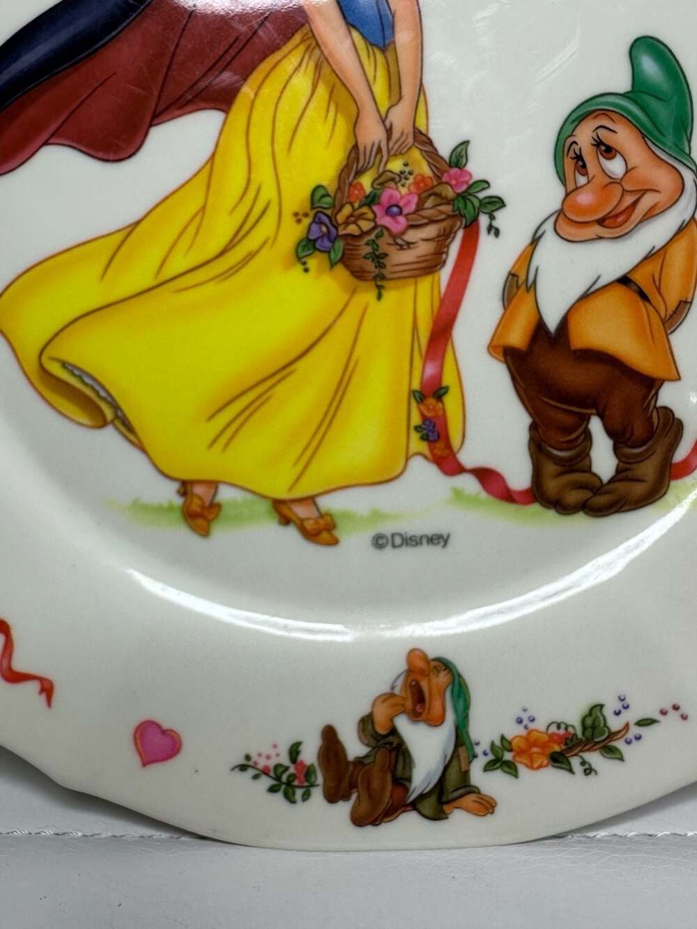 Vintage Disney Snow White and the Seven Dwarfs Melamine Plate by Selandia - Picture 2 of 5